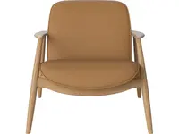 Křeslo Bowie, více variant - Bolia Varianta: olejovaný dub, Látka: kolekce Sydney | barva - koňak