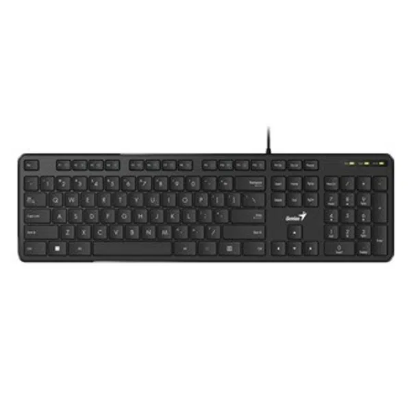 Genius Slimstar M200, klávesnice CZ/SK, klasická, tichá typ drátová (USB), černá, ne