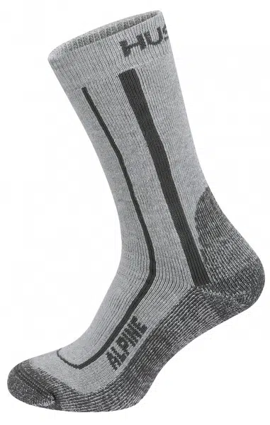 Husky Alpine L (41-44), grey Ponožky