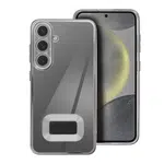 Zadní kryt Case GLAM pro Samsung Galaxy S25+, stříbrná