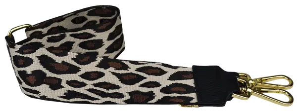 NovaKabelka.cz Látkový přídavný popruh leopardo