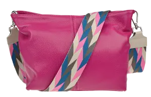 NovaKabelka.cz Batilda Fuxia s přídavným popruhem VI