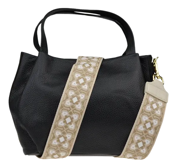 NovaKabelka.cz Tea Nera s přídavným popruhem V