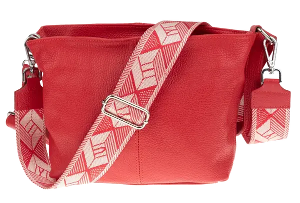 NovaKabelka.cz Batilda Rosso s přídavným popruhem II