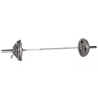 Olympijský nakládací set inSPORTline Hamerton 182 cm/50 mm 15,5-80kg