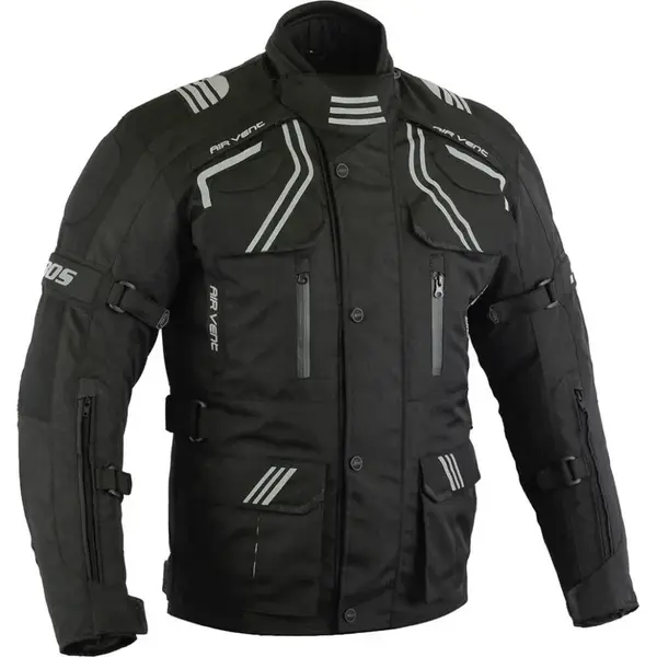 Pánská touringová moto bunda BOS Temper černá S