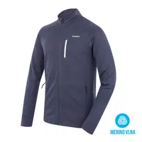 Husky Alou M M, dk. blue Pánská mikina z merino vlny