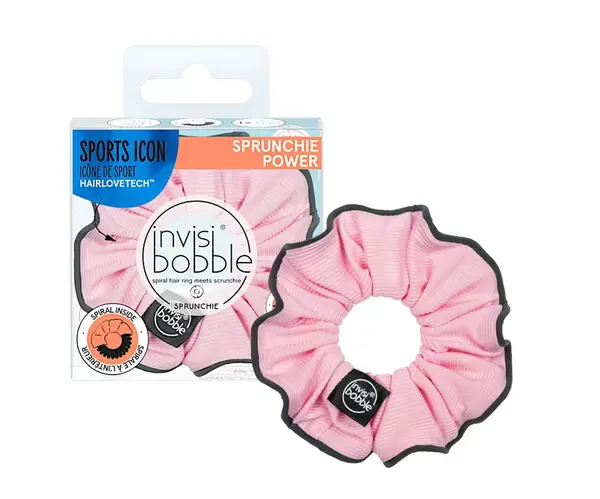 Ozdobná spirálová gumička Invisibobble Sprunchie Power Pink Mantra - růžová (IB-SP-PA-1-1011)