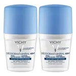 Vichy Sada minerálních kuličkových deodorantů (Mineral Deodorant) 2 x 50 ml