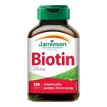 Jamieson Biotin 250 mcg 100 tablet
