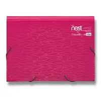 Desky na dokumenty FolderMate Nest 330 x 240 x 35 mm - růžová