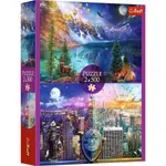 Trefl Puzzle 2 x 500 dílků Prohlídka Ameriky