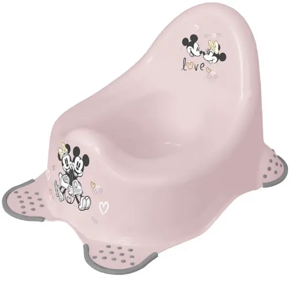 Keeeper Nočník Minnie Mouse s protiskluzem - pudrově růžový