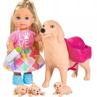 Simba panenka Evička s pejskem a štěňátky 5733072