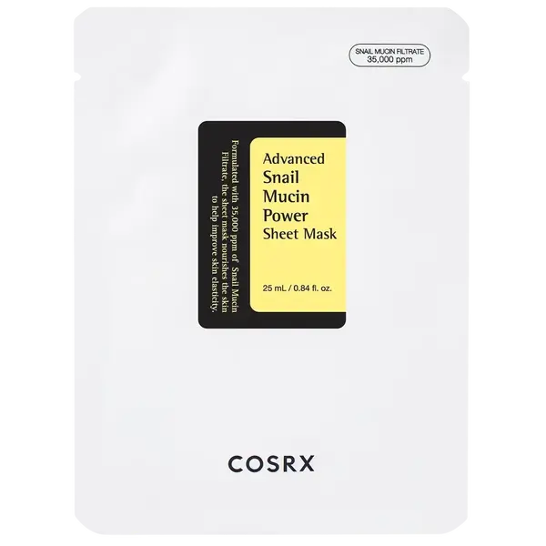 COSRX Advanced Snail Mucin Power Sheet Mask - Plátýnková maska s hlemýždím slizem 25 ml