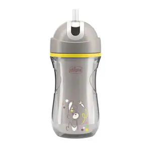Chicco Hrnek Sport se slámkou grey, 14m+