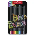 Pastelky Faber-Castell Black Edition - 12 barev