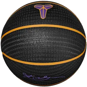 Nike PLAYGROUND 8P K BRYANT DEFLATED Basketbalový míč, černá, velikost