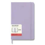 Diář Moleskine 2026 - tvrdé desky, L, denní, lila