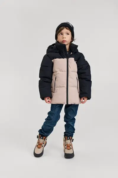 Dětská bunda Reima Tenhola béžová barva, 5100403A