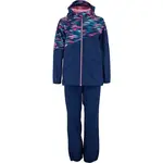 Lewro CAMBIE Dětský softshellový set, tmavě modrá, velikost 140-146