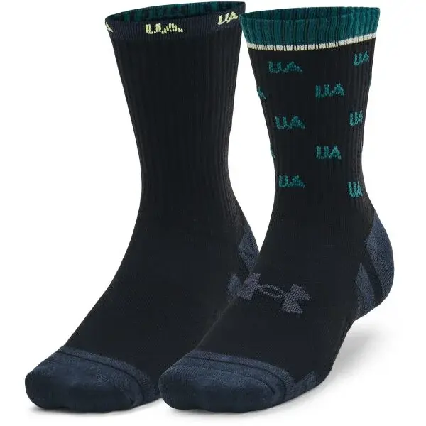 Under Armour PERF COTTON Unisex ponožky, černá, velikost