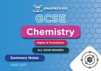 SnapRevise GCSE Chemistry Summary Notes