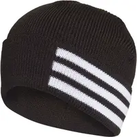 adidas 3-STRIPES BEANIE Zimní čepice, černá, velikost ADULT