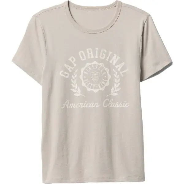 GAP CREW Dámské tričko, béžová, velikost