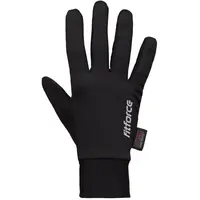 Fitforce TRACKERS Zimní běžecké rukavice, černá, velikost