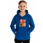 Kappa LOGO NATHAN ČR JR Dětská mikina, modrá, velikost 8Y
