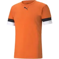 Puma TEAMRISE JERSEY TEE Pánské fotbalové triko, oranžová, velikost