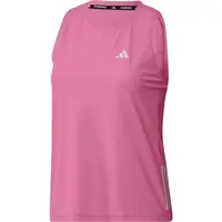 adidas OWN THE RUN TANK TOP Dámské běžecké tílko, růžová, velikost