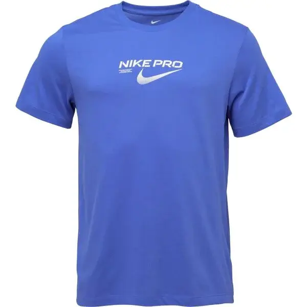 Nike DRI-FIT TEE PRO TRAINING M Pánské sportovní triko, modrá, velikost XXL
