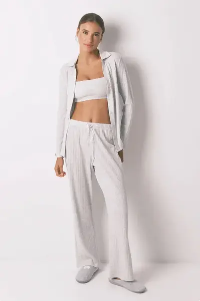 Pyžamo women'secret dámské, šedá barva, 4752530