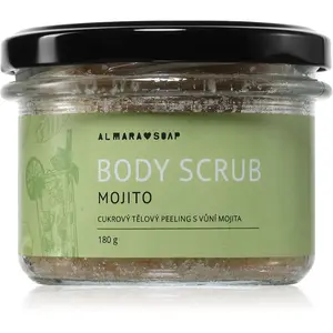 Almara Soap Body Scrub cukrový tělový peeling na celulitidu s vůní Mojito 180 g