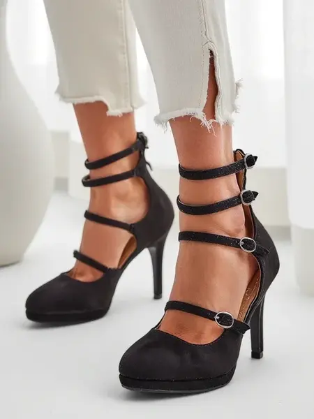 Resti Women's Stiletto Heels with Straps Celose