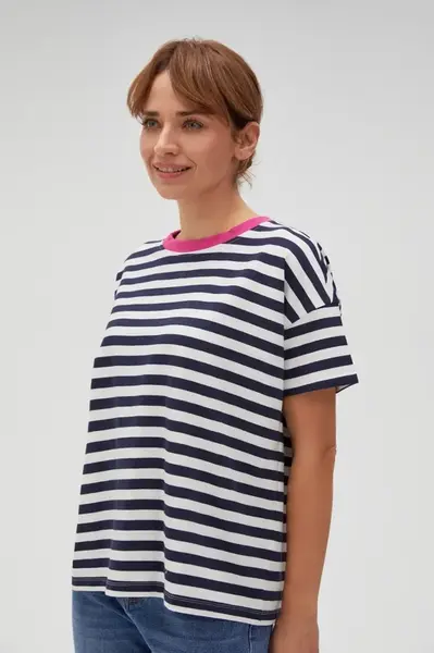 Marisse Women's Sweatshirt L-Bl-4605 Navy