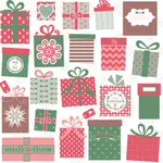 Ubrousek P 33x33 vánoční MES100377