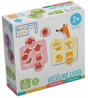 KukiKuk® KukiKuk - Véééliké loto Barevné stíny