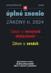 Aktualizácia II/2 2024 Zákon o verejnom obstarávaní Zákon o cenách