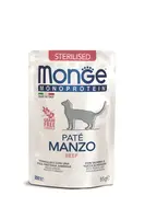 Monge Cat Monoprotein Paté Sterilised - hovězí 85 g