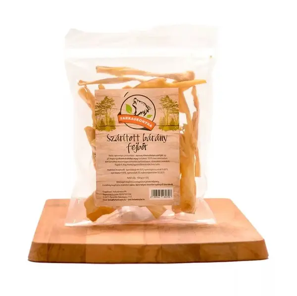 Farkaskonyha sušená jehněčí pokožka hlavy 200 g