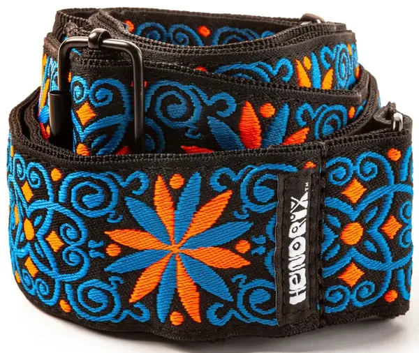 Dunlop Jimi Hendrix Blacklight Fillmore Blue Strap