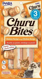 INABA Cat Churu Bites - kuřecí 3 x 10 g