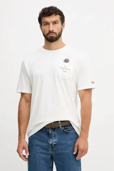 Bavlněné tričko MC2 Saint Barth