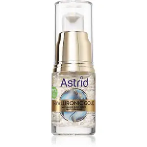 Astrid Hyaluronic Gold liftingové očné sérum s niacínamidom 15 ml