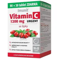 Vitamin C 1200 mg Urgent se šípky Imunit 90+30 tablet