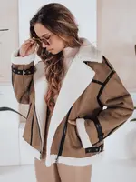 Dámská zimní bunda s kožíškem