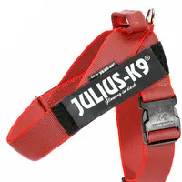 Julius-K9 IDC Remeňový postroj, červený 0-ás (16IDC-0-R-2015) nový model
